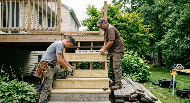 Deck Steps Repair Service
