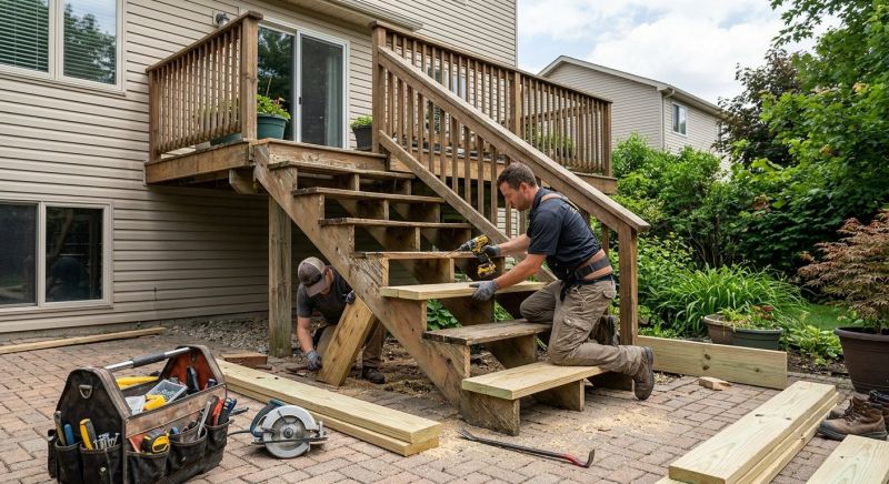 Deck Steps Repair