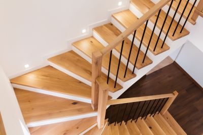 Elegant Wooden Staircase